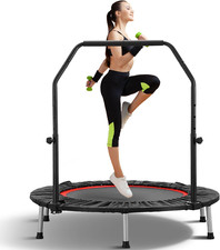 40" Mini Trampoline Rebounder Trampoline for Adults Indoor Outdoor Fitness Tramp