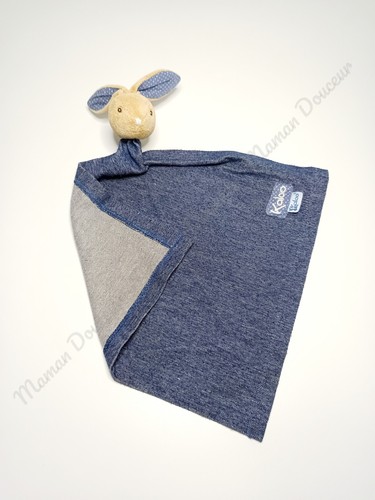 Doudou plat lapin beige - doudou,