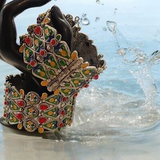 Bracelet Berbère Imitation Bijoux Kabyles Traditionnel Fête Mariage Offrir