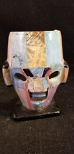 Mask figurine ceramic and shell tile