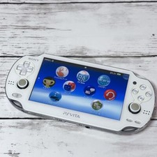 Console Sony PS Vita PCH-1100 blanche OLED d'occasion testée depuis l'importa...