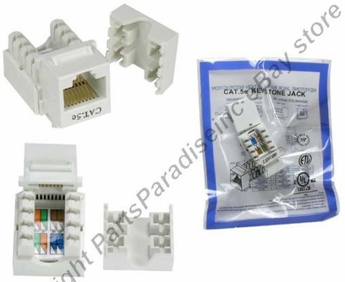 Lot100 cat5e rj45 keystone - rj45,