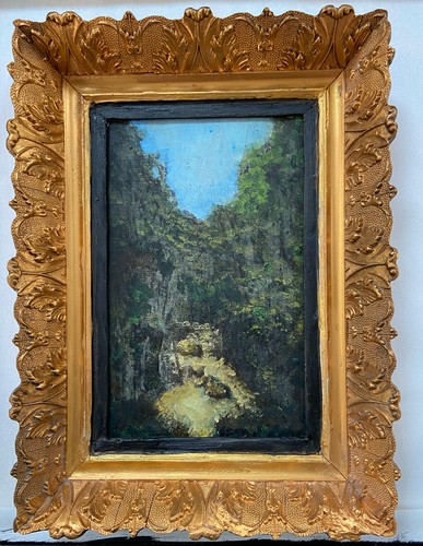 Tableau ancien huile - tableau, sur