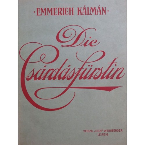 Kalman emmerich die - kalman,