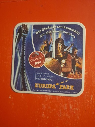 Beer mat europapark kronen - beer,
