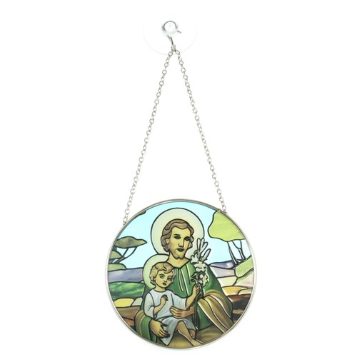 Pendentif vitrail verre - pendentif, en
