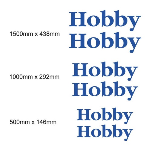 Set autocollants hobby - hobby, caravan