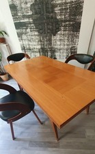 table pieds compas vintage annees 50 / 60 