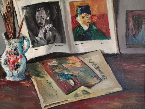 Tableau ancien peinture - tableau,