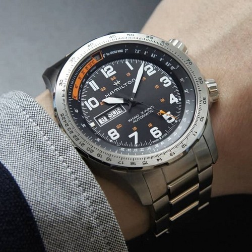 Hamilton khaki aviation wind - aviation, x-wind