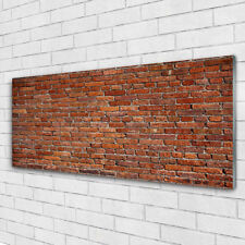 Impression sur verre Image tableaux 125x50 Art Briques