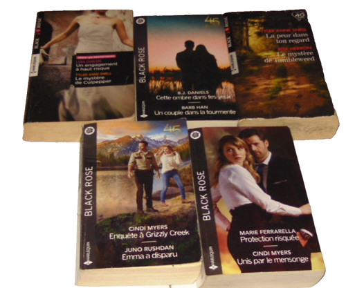 Lot livres harlequin - 5,