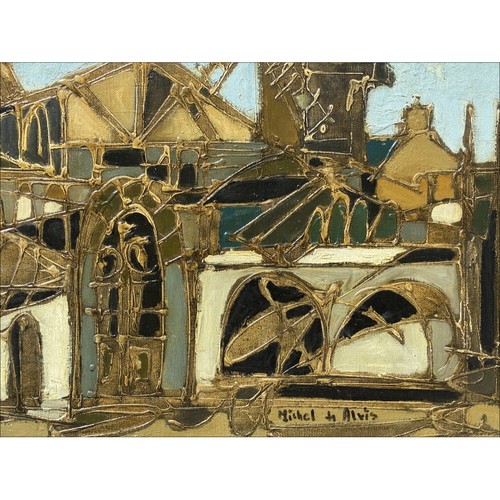 Alvis michel huile sur - huile,