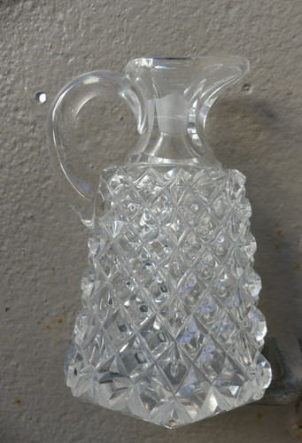 Flacon cristal taillé - cristal,