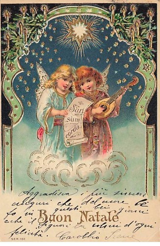 Carte gaufrée noël - gaufrée, buon