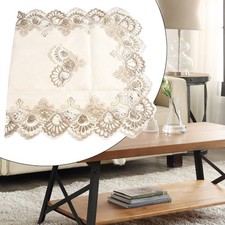 Tapis de table �� th�� de chambre de mariage housse anti-poussi��re bureau pour