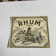 Rhum Vieux étiquette