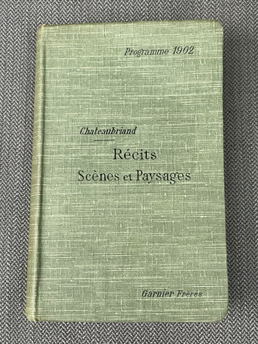 Livre chateaubriand récits - chateaubriand,