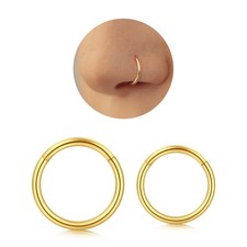 Pièces anneau piercing nez - 2,