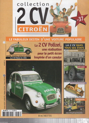 Fascicule citroën 2cv 37 - 2cv., n°