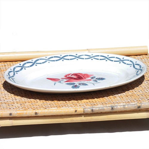 Ancien plat en faïence - ancien,