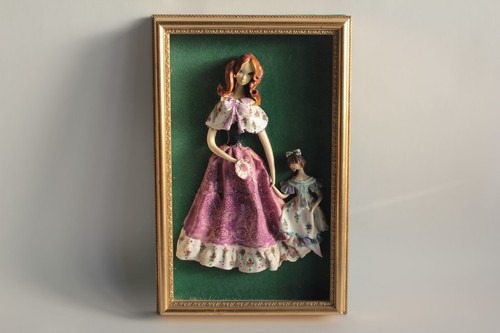 Tableau bas relief - tableau, porcelaine