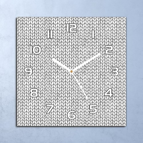 Horloge murale verre 30x30 - horloge,