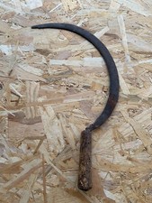 Faucille Outil ancien serpe serpette agricole ferme scie  herboriste jardin (9