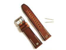 DIESEL Bracelet En Cuir Original De Remplacement DZ1815 Montre Brun 22 Mm