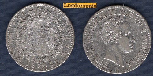 Allemagne thaler 1826 a - –,