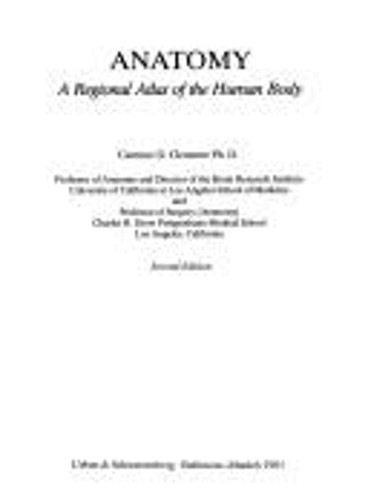 Anatomie atlas régional - :, un