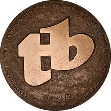 [#189633] Francia, medaglia, Fédération des Fabricants de Tuiles et de Briques d