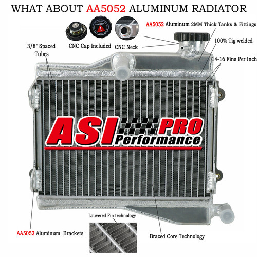 Rangées aluminium radiateur - aluminium,