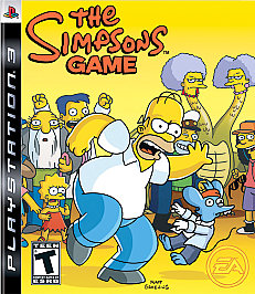Simpsons game playstation 3 - simpsons,