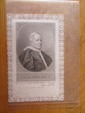 canivet dentelle pape pie IX