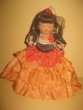 Ancienne poupée espagnole en terre de pipe 16cm