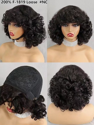 Perruque femme cheveux humains - perruque,