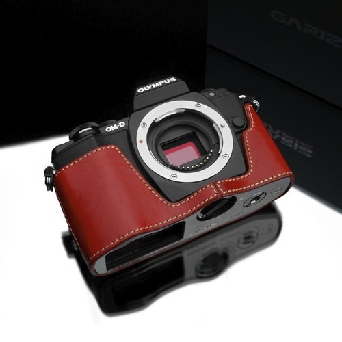 Gariz leather case for olympus - case,