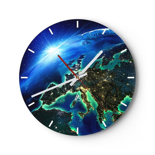 Horloge murale verre - horloge,