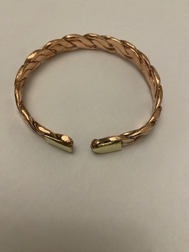 Bracelet manchette tressé - , en