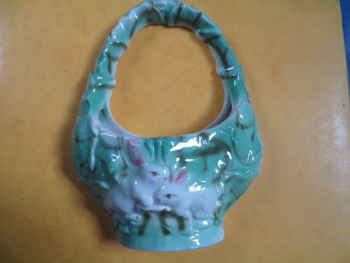 Petit panier déco faience