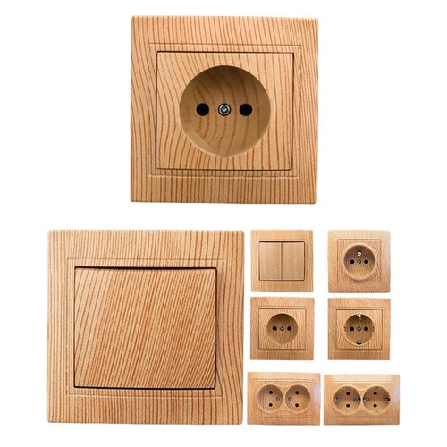 Interrupteur mural ligne - , bois