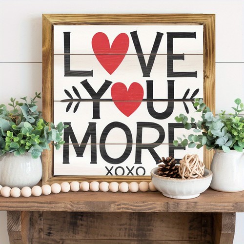 Retro love you more - you, heart