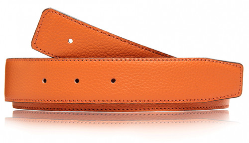 Ceinture orange reversible - , en