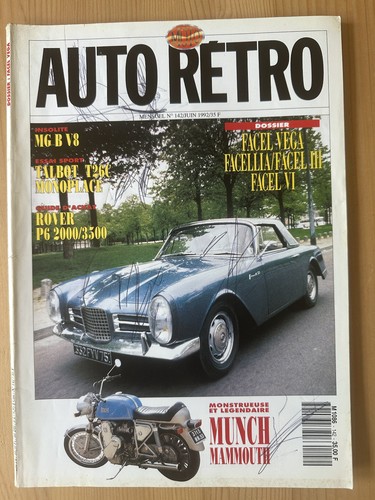 Auto rétro 142 facel - n°,
