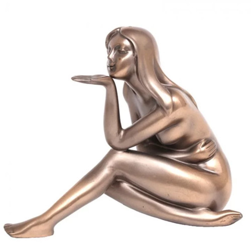 Statue érotique femme nue - , en