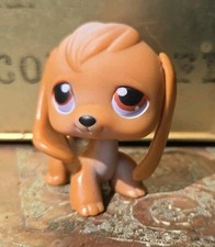 Littlest petshop chien Beagle #16 marron yeux marron Hasbro authentique