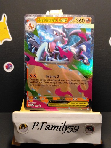 Carte pokemon mega dracaufeu - carte, x