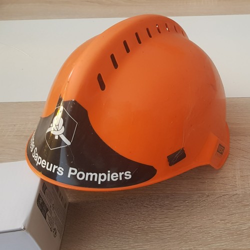Casque pompier orange jeunes - orange, "jeunes