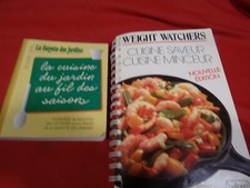 lot=2 livres cuisine  légumes du jardin et minceur  pour les amateurs de bio